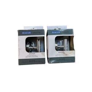 Amerock Robe Hook BH26542SS Stainless Steel Bathroom 2 Pc Set New Open Box